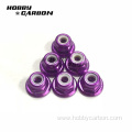 Hobbycarbon Aluminum self lock nuts for helicopter